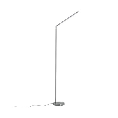 Lindby LED Stehlampe modern, Standleuchte Metall 6W Leuchtmittel Leselampe-Stehlampe für Wohnzimmer Esszimmer Arbeitszimmer