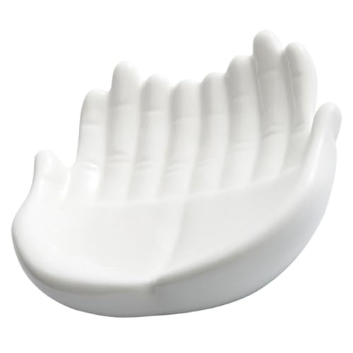 Mikinona Buddha Handschale Servierschale Aufschlag Servieren Von Gerichten Unterhaltsam Teller Sushi-servierplatte Handgeformtes Sushi -gericht Platten Abteil Anzeige Groß Ort Weiß Keramik