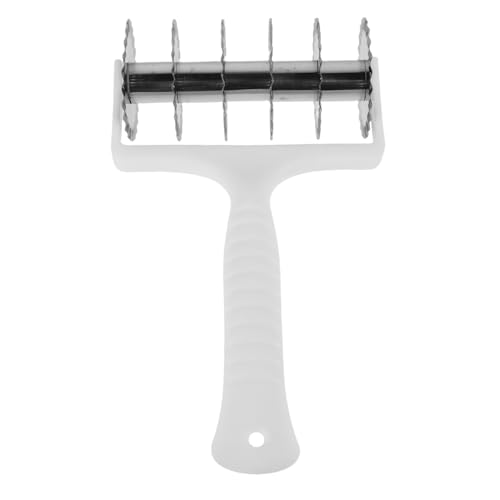 DIYEAH Edelstahl Nudelroller Schneidwerkzeug Robuster Nudelteigschneider für Spaghetti und Teigstäbchen Manuell Langlebiger Küchenhelfer für Gesunde Vielseitige Pasta Zubereitung