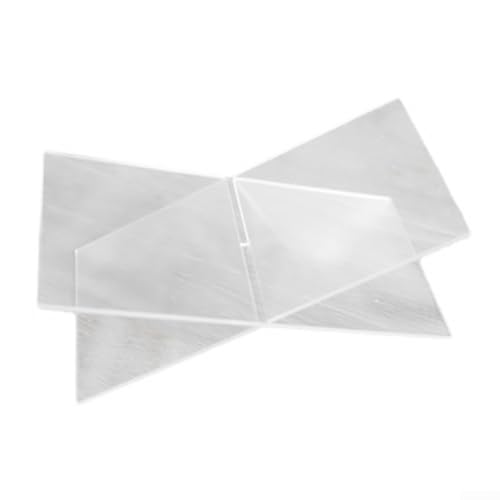 Stilvoller, transparenter Acryl-Ständer für Kochbücher, Bibeln oder Kunst-Displays, einfach zu tragen, wenn zerlegt, (transparent)