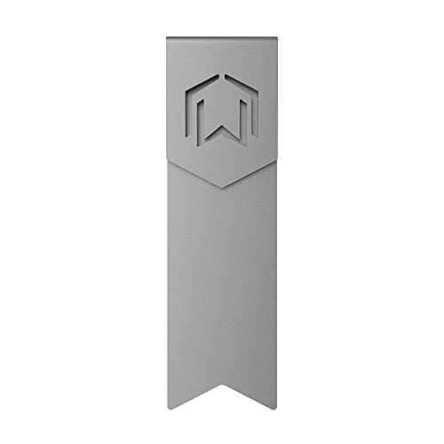 CZUR Metall Lesezeichen - Einzigartige Geschenk Lesezeichen für Frauen und Männer hergestellt aus Luftfahrtaluminium für langlebige Verwendung (Raum Grau)