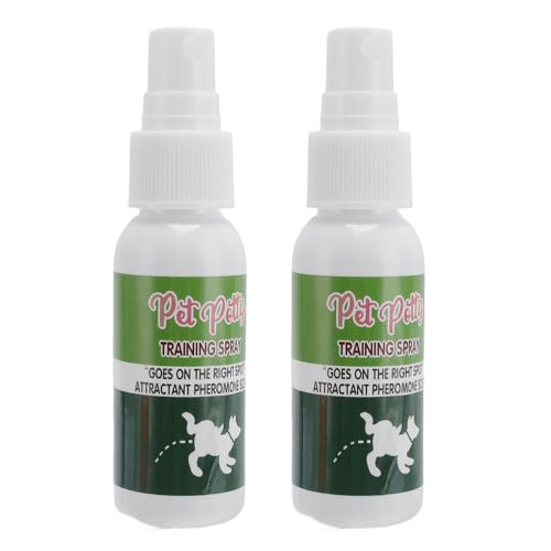 SUNGOOYUE 2 Stück Hunde-Töpfchen-Trainingsspray, das den Hund Dazu Anregt, an Einer Stelle zu Pinkeln, für Drinnen und Draußen, mit Speziellem Geruch für Töpfchen