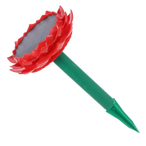 iplusmile Solarbetriebener Lotus Outdoor Lautsprecher Kabelloser Musik Player mit Langlebigem Kunststoff Klarer Klangqualität Gartendeko