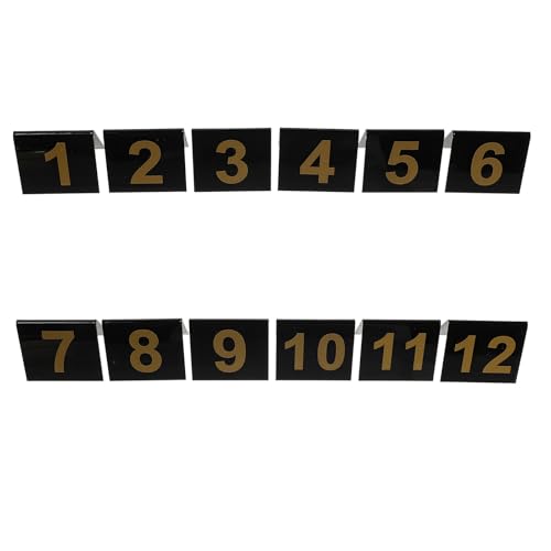 Homoyoyo 12 Stück V Förmige Acryl Nummernschilder 55X63cm Schwarz Tatortmarkierungen für Detektiv und Halloween Party Robustes Partyzubehör für Krimispiele und Tischdekoration