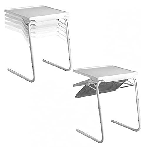 GOODS+GADGETS Table Mate II Klapptisch Klappbarer Beistelltisch Couch-Tisch Laptoptisch bis 25 kg Traglast auch für Gamer & Zocker