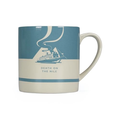 Half Moon Bay Death On The Nile Agatha Christie Kaffeetasse | Teetassen und Kaffeetassen | Agatha Christie Lehrergeschenke & Geschenke für Frauen | Geschenk für Buchliebhaber & Agatha Christie Fan |