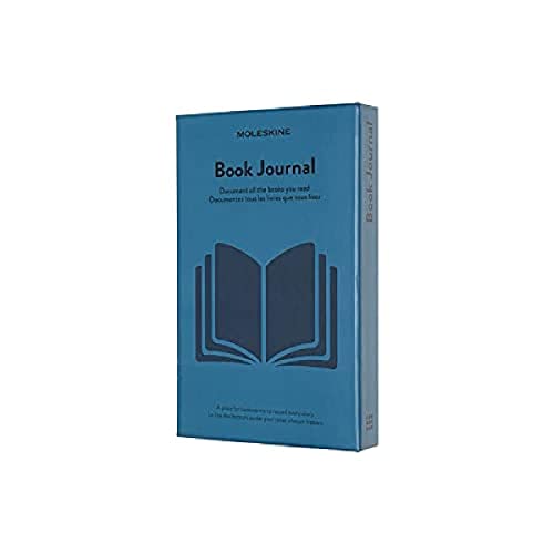 Moleskine - Buchjournal, Themen-Notizbuch - Hardcover-Notizbuch zum Sammeln und Organisieren Ihrer Bücher - Große Größe 13 x 21 cm - 400 Seiten