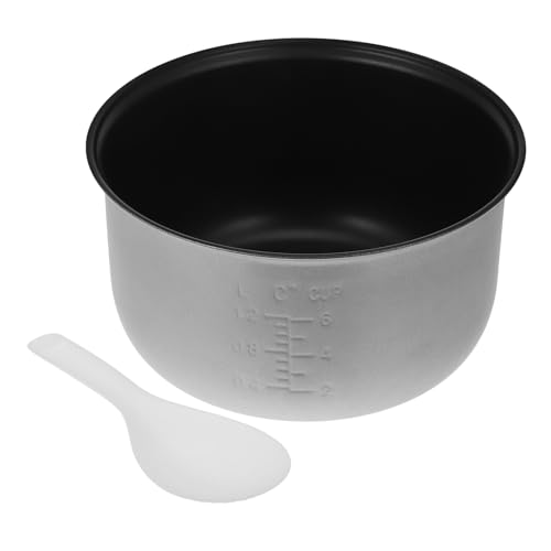 Homoyoyo Antihaft Reiskocher Innentopf Ersatz Multifunktionaler Elektrischer Kochtopf Backform Suppentopf Passend für Haushalts Reiskocher Robuste Qualität Leicht zu Reinigen