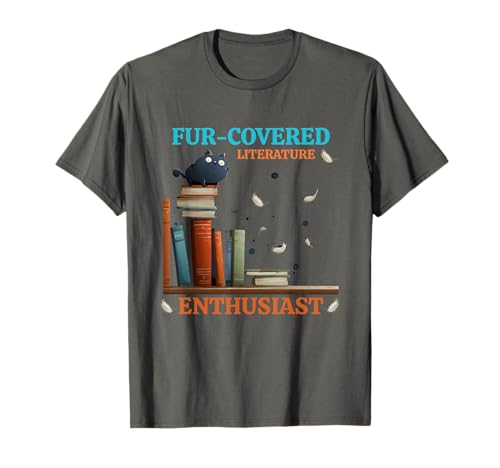 Fur Covered Literature Enthusiast T-Shirt