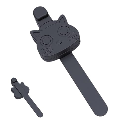 Katzen-Lesezeichen – niedliche Katzen-Seitenklammer | Lustige Silikon-Lesezeichen – für Jugendliche, Lehrer, Leseliebhaber, Romane, Comics, Kochbücher, Dokumente