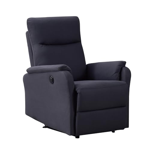 Z-hom Relaxsessel Fernsehsessel Elektrisch Verstellbar Massagesessel, Ergonomische Sessel zum Fernsehen, Arbeiten und Schlafen (Roland Grau)