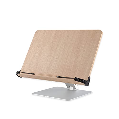 GRFIT Buchständerhalter Personalisierte Buchständer Ergonomische Buchhalter Einstellbare Höhe College Lehrbücher Kochbuch Faltbare Leseschreibtisch Staby Bücherstand Für Lesen und Lernen