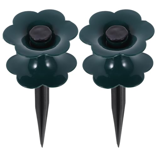 SHINEOFI 2 Stück Gartenschlauch-Führungsspieß, robuster Spin Top, hält den Gartenschlauch aus Blumenbeeten heraus und schützt die Pflanzen