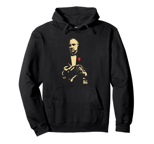 Der Pate Vito Don Corleone mit Katze Pullover Hoodie