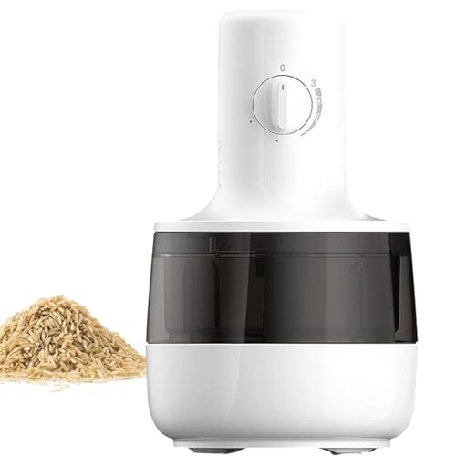 Elektrische Getreidemühle zum Reispolieren und Schälen, Automatischer Sheller mit 7 Geschwindigkeitsstufen, Ideal zum Mahlen von braunem Reis zu Keimreis