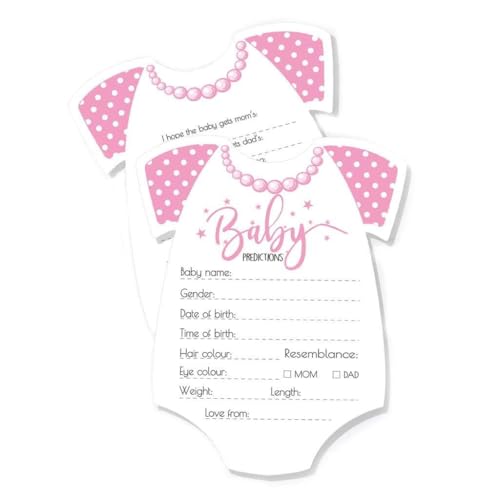 DINSOAVR 10pack Baby Vorhersage Und Beratungskarten Duschspielberatungskarten Für Mädchen Oder Jungen Ratspaß Geschlechtsneutral Duschparty