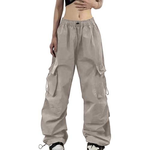 Sommerhose Damen Leicht Weites Bein - Kurze Leinenhose Sommer Palazzo n Stoffhose Große Größen Rote Jogginghosen Jogginghose Baggy High Waist Promover Womens Activewear Trousers