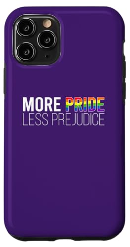 Hülle für iPhone 11 Pro More Pride Less Prejudicce Jane Austen LGBT Fun Gay Lit Meme