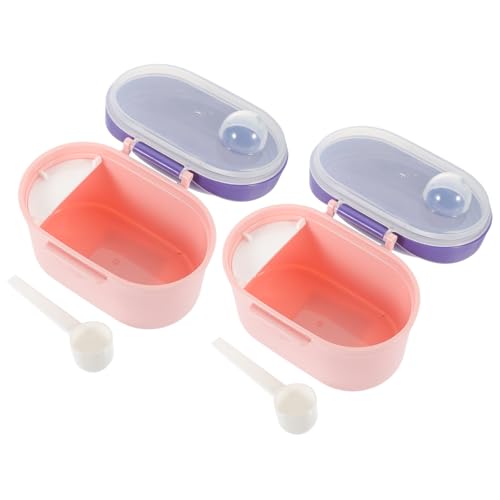 TOYANDONA 2stücke Milchpulverbehälter Formelspender Reise Babynahrung Box Mit Löffel Für Milchpulverhalter Und Nahrungsbehälter Für Babymilchpulver
