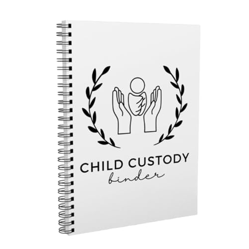 Kindersorger-Tagebuch für Gericht | Notizbuch für Eltern | Alleinerziehender Organizer Kalender für Ausgaben-Tracker Kommunikationsaufzeichnung