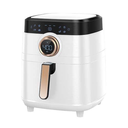 ALLCOOL Luftfritteuse für große Luftfritteuse, 1700 W, 8-in-1 mit Touchscreen, spülmaschinenfeste Luftfritteuse, Antihaftbeschichtung, Luftfritteuse 32