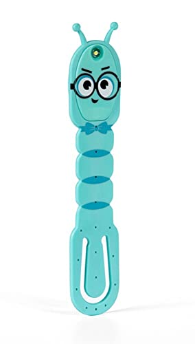 Bookworm Flexilight Leselicht (Blau) - 2 in 1 Leselampe & Lesezeichen - LED Leselicht - Geschenk für Leser, Buchliebhaber - Deutsche Ausgabe: Superleicht und voll flexibel