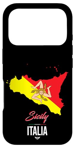 Hülle für iPhone 17 Pro Sicily Sign I Love Sicily, Sicily Italy Illustration Graphic
