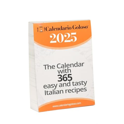 Kalender 2025 Englisch Küche | GOLOSO Rezeptbuch | Ein Buch mit 365 Rezepten der italienischen Tradition | Geschenkidee für das ganze Jahr | Format A5