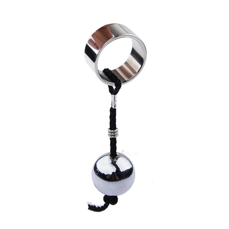 ZeeKoug MäNnliche Roman Metall Gewicht Kugel ZubehöR Mit 30mm Ring ZubehöR, Tragbar, Paar Fitness Spaß Stretching Werkzeug, Originalgeschenk (Einzelne Kugel)
