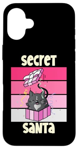 Weihnachtskatze Cozy Mystery Secret Santa Meowy Catmas Hülle für iPhone 16 Plus