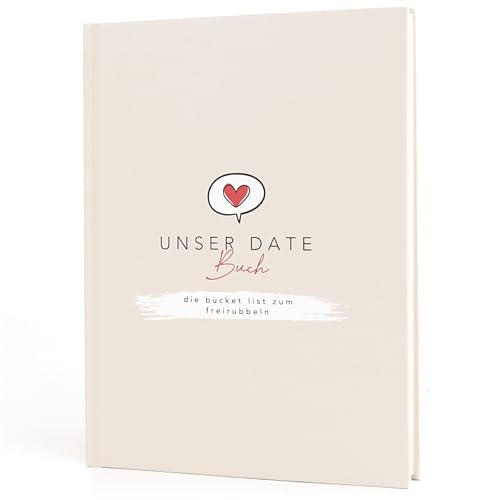 Darlena Unser Date Buch | 52 Date Ideen für Paare zum Freirubbeln | Bucket List für Pärchen | Jahrestag Geschenk für ihn & sie | Paar Geschenke zum Valentinstag oder Weihnachten für Freund & Freundin
