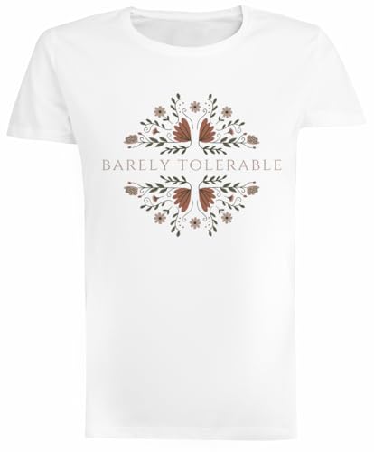 Stolz Und Vorurteil Kaum Erträglich Weißes Damen-T-Shirt Mit Kurzen Ärmeln