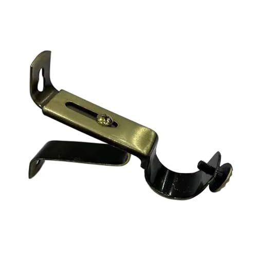SJSJJAH Durable Metal Curtain Rods Bracket Adjustable Curtains Rod Support Holders Fixed Crossbar Fixing Clip Clamp Curtain Accessories(Green)