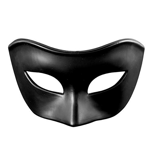 Sundaylike life Halloween-Masken Maskerade Musical Checkered Mardi Herren Party MaskMe Vintage Schmetterling Maske, Schwarz , Einheitsgröße