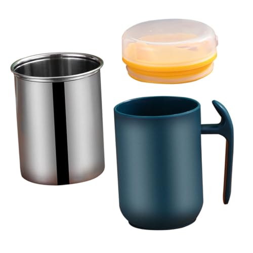 TOGEVAL Ölflasche mit Deckel und Griff Langlebiger Küchenölspender Tragbarer Ölbehälter für und Gewürze Auslaufsicherer Ölkanne für Haushalt und Gastronomie