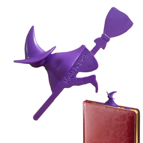 Hexen-Lesezeichen, Vampir-Zubehör, kreatives Lesezeichen, 3D-Büchermarken, kreatives Lesen, Lesezeichen-Clips/Geschenk für Buchliebhaber, Lehrer, Freunde, Kinder, Studenten, Fantasie, Roman