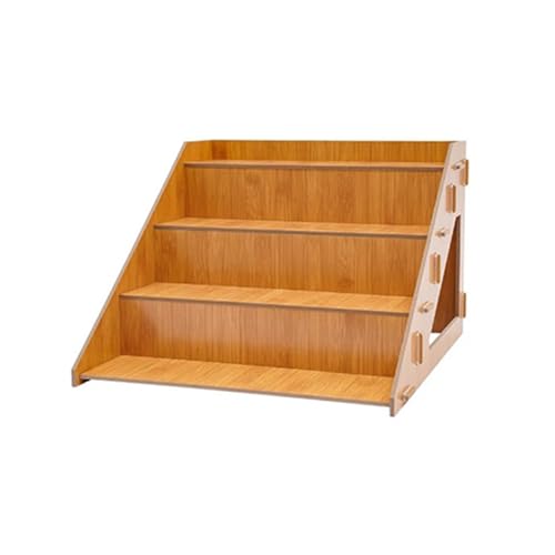Elnwnnkc 4-lagiges Bambus Dessertregal Mit Geräumigen Regalen Für Zuhause Bäckerei Party Dekoration Kuchen Präsentationsständer Hölzernes Bäckereizubehör Für Den Gewerblichen Gebrauch