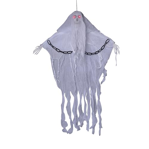 Halloween Hängende Geister Eisenkette Hängende Geister Leuchtende Totenkopf Dekoration