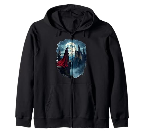 Bram Stoker Hommage an Dracula im gotischen Stil Kapuzenjacke