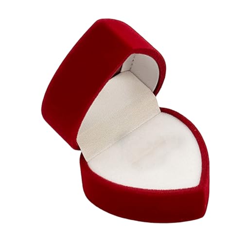 Saiyana Mode romantische Herzform Verblenden von Ringen Hülle Hochzeitsvorschlag Schmuck Geschenke Schachtel Aufbewahrungslösung