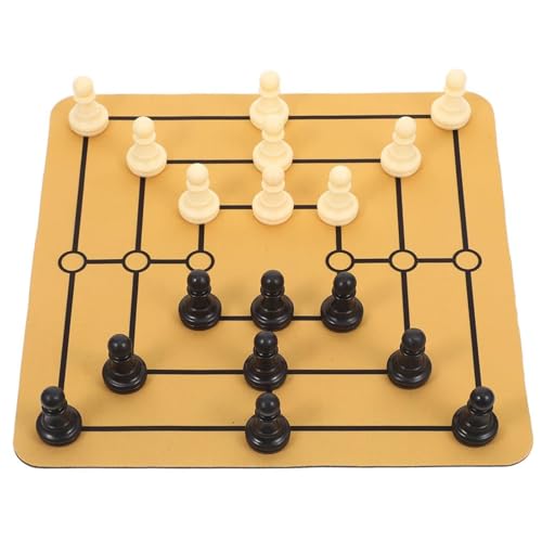 Kids Chess Set, Strategy Games Chess Board Kit, 9.45x9.45 inches Wooden Ancient Rome Theme, Educational Toy for Logical Thinking, Family Bonding, Fun Activity and Adults