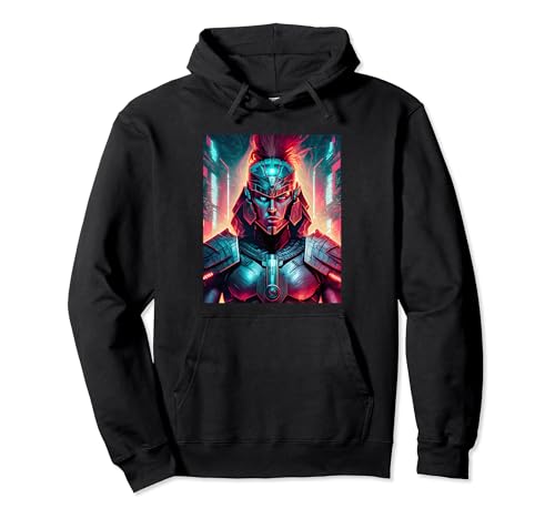 Cyberpunk Roman Soldier - Antikes Rom Science Fiction Pullover Hoodie