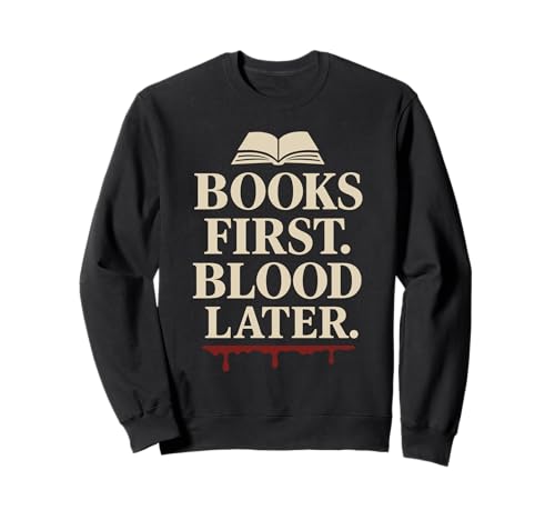 Vampire Fiction Bookish Romantic Fang Reader Literary Dark Sweatshirt