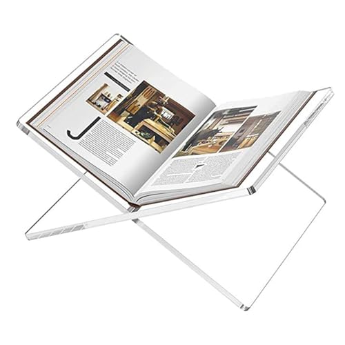Acryl Buchständer, Acryl Buchablage, Offener Lesebuch Stand, Klarer Buchhalter, Acryl Kochbuchhalter, Koran Halterung, Funktional Klarer Extra Dicker Leseständer Für Bibeln