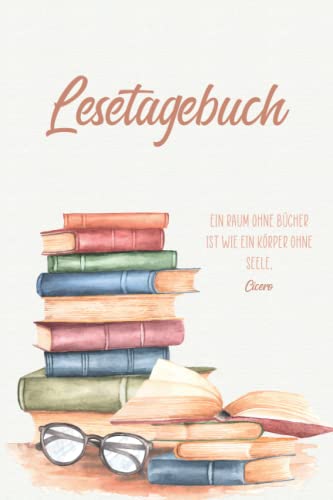 Lesetagebuch: Buchjournal zum Ausfüllen für Leseratten & Buchliebhaber | Geschenkidee für Literaturliebhaber | Buchtagebuch