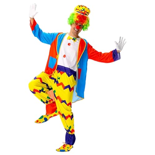 Generisch Hofkostüm für Erwachsene Bühnenauftritt Karneval Party Unisex Outfit mit Rüschenverzierung Elegantes Design (Yellow, XXXXL)