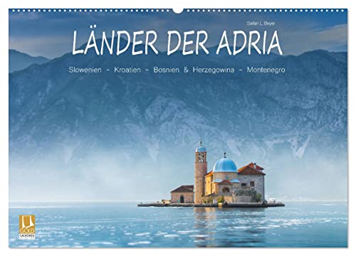 Länder der Adria (Wandkalender 2026 DIN A2 quer), CALVENDO Monatskalender