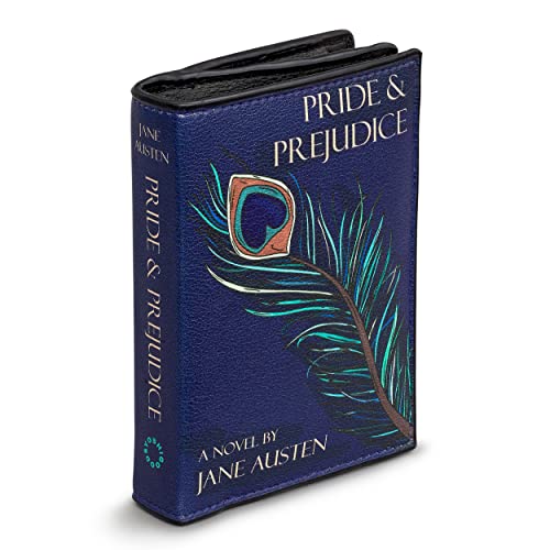 Yoshi Pride & Prejudice Buchcover Geldbörse, Geldbörsen für Frauen, veganes Leder, Jane Austen Geldbörse, RFID-Geldbörse, Kartenhalter Geldbörse, Einheitsgröße, Zeitgenössisch