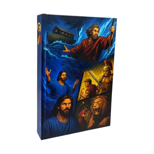 Comic-Bücher – Grafische Bibel-Comic-Bücher Für Kinder, Symmetrisch Illustrierte Tafeln, Hochwertiges Papier | Graphic Novels Für Kinder Zum Schreiben, Spielen, Homeschooling, Geschichtenerzählen