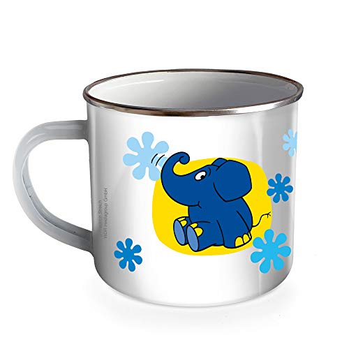 Trötsch Die Maus Emaille Becher Tasse Elefant: Kaffeetasse Teetasse Geschenkidee Geschenk Tasse Emaillebecher